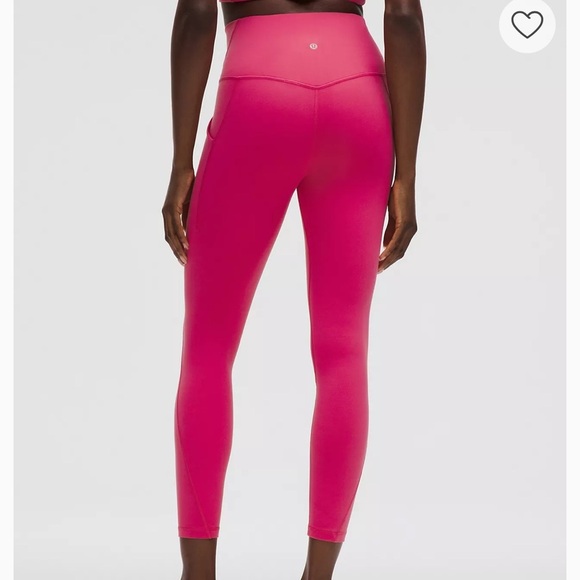 Lululemon Align High-Rise Pant 25” Pockets in Raspberry Coulis - Picture 7 of 10